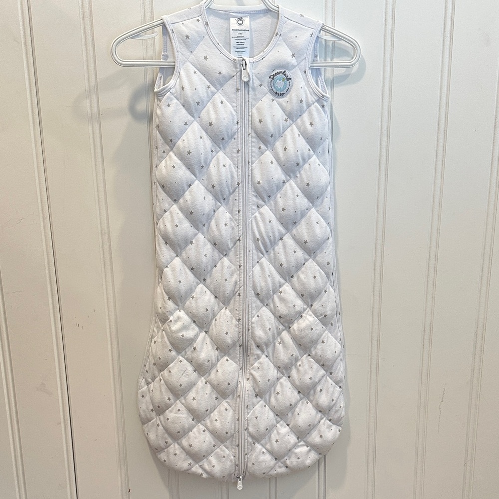 Quilted Kids Pajama Sleep Sack in White